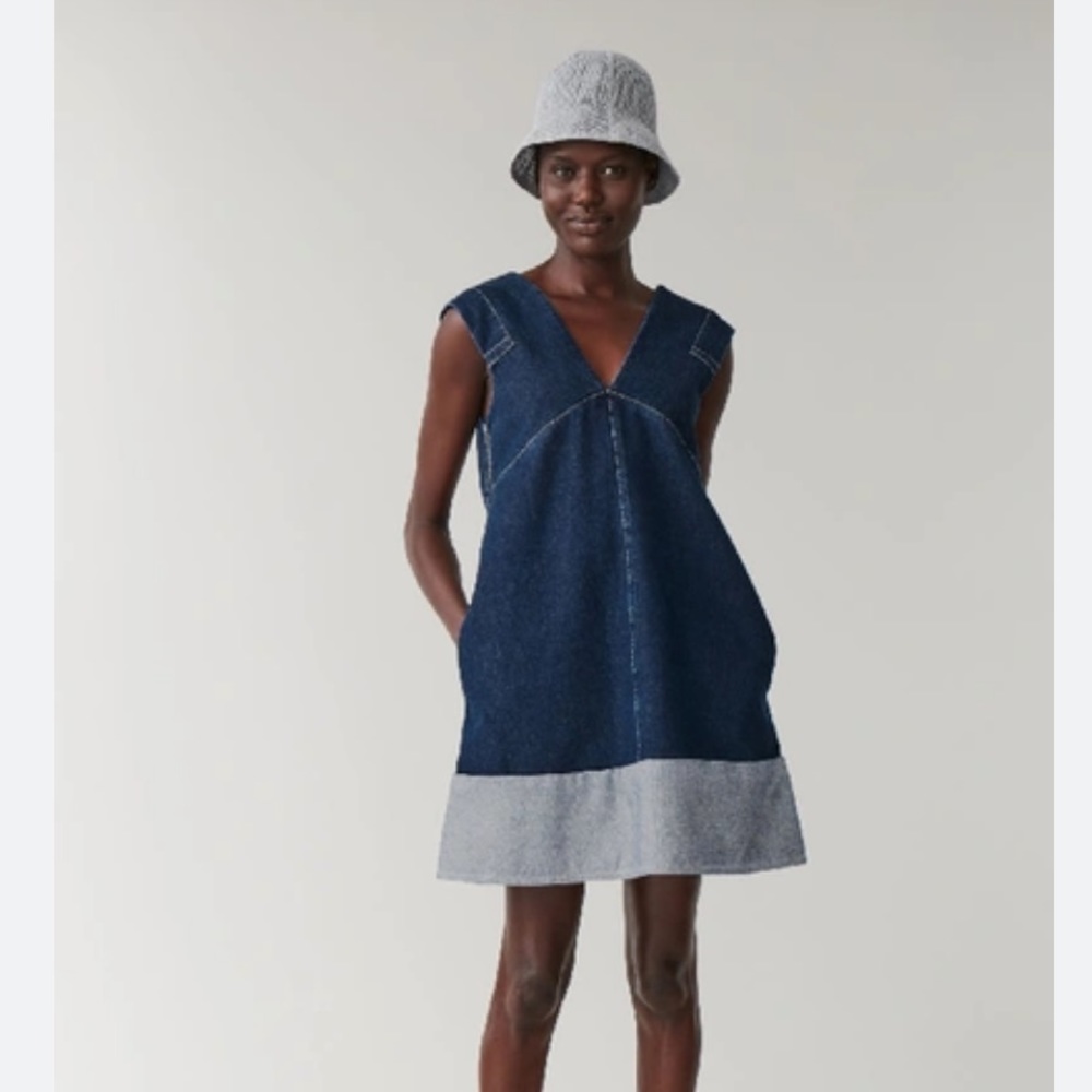 COS Denim Sleeveless Dress